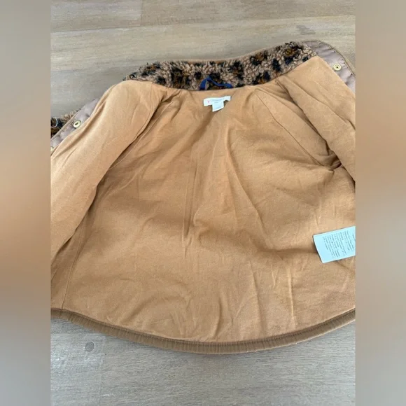 Crewcuts J crew Leopard Print Kids Jacket Size XXS - Picture 4 of 6